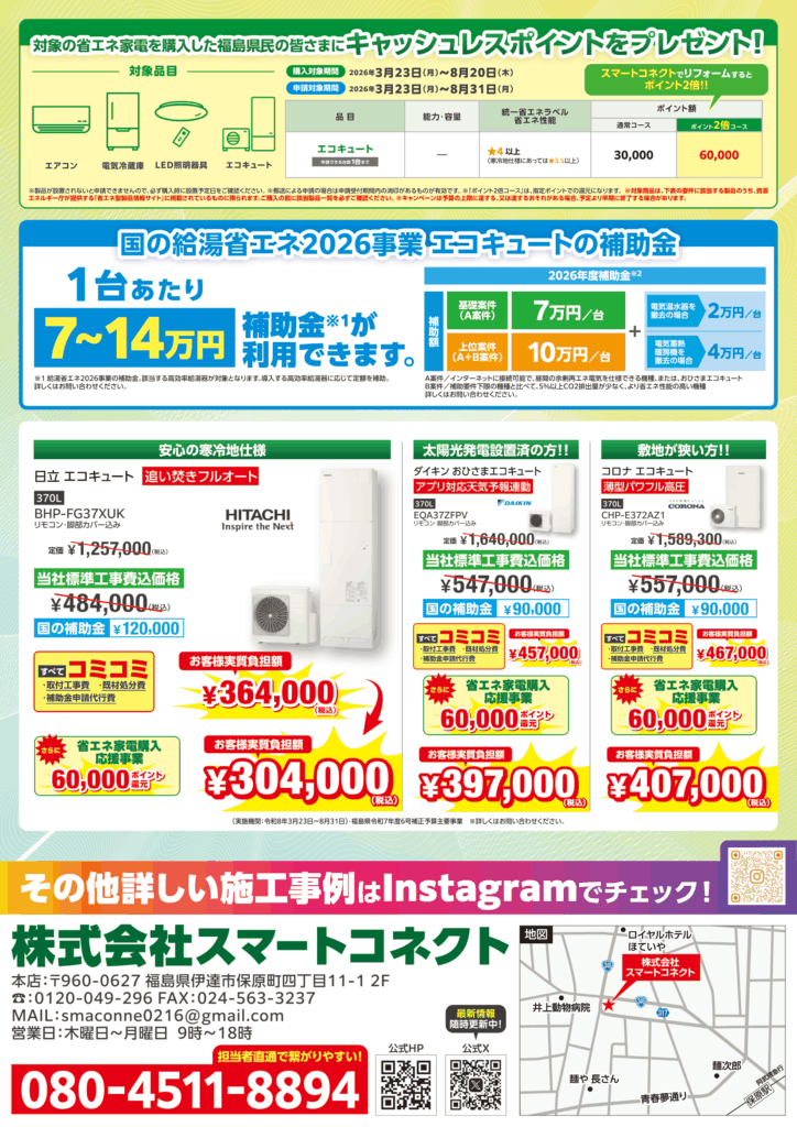 ポスティング用営業チラシ｜株式会社スマートコネクト 様